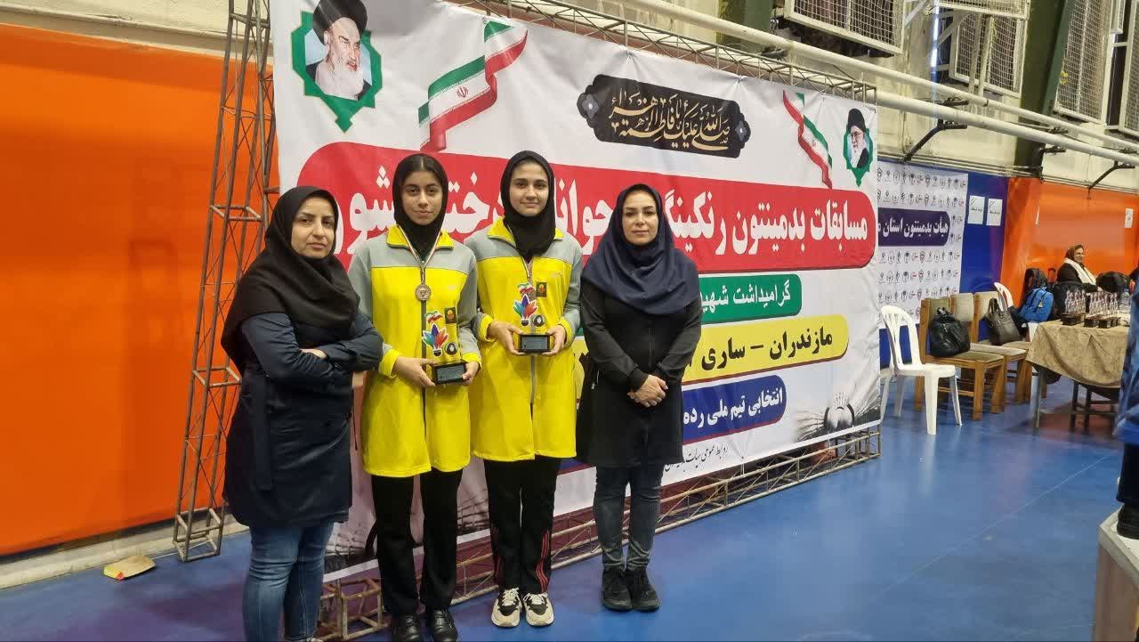 سکوی سوم رنکینگ بدمینتون دختران ایران به مشهد رسید