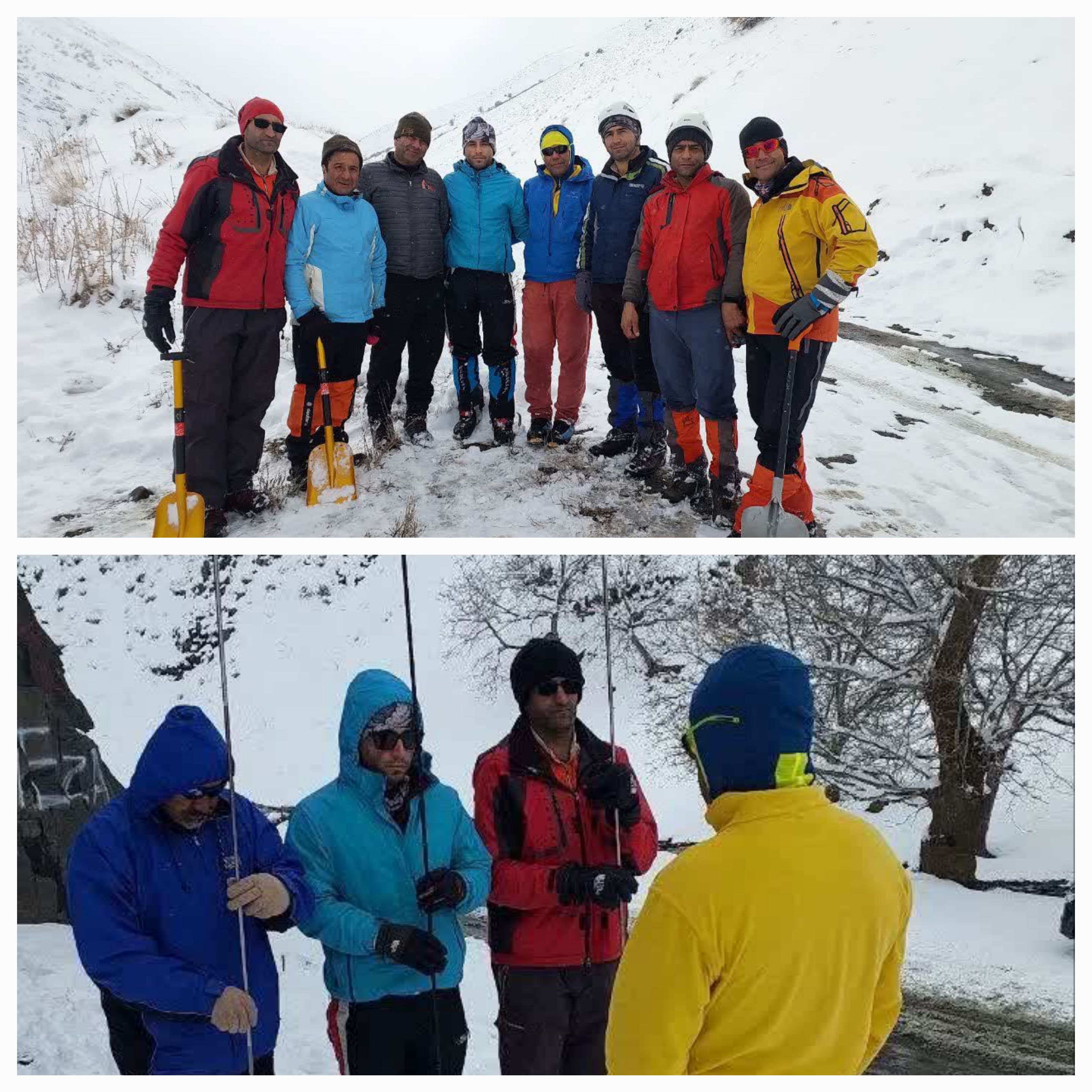 برگزاری اولین دوره آموزشی نجات در برف در شهرستان گلبهار